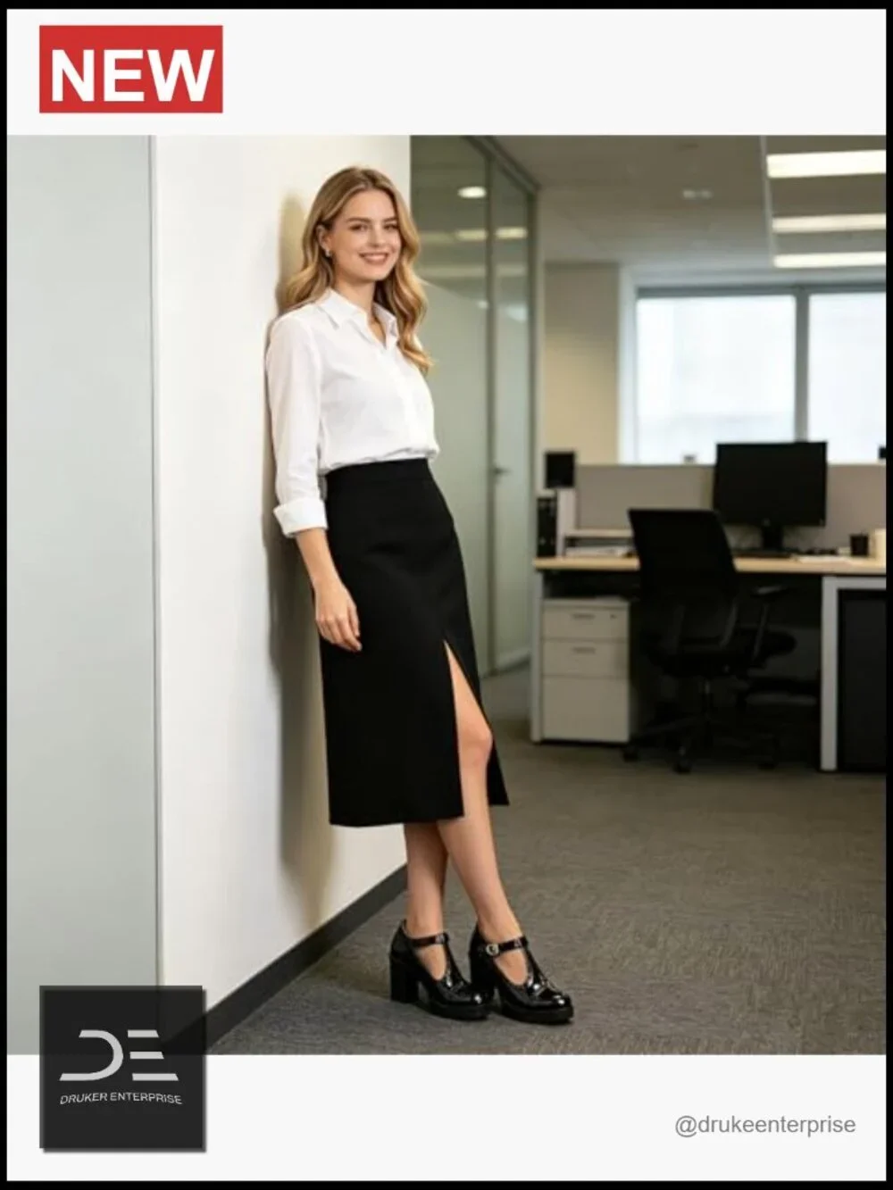 Classic T-Strap Platform Mid-Heel Square Toe Oxfords Dress Shoes